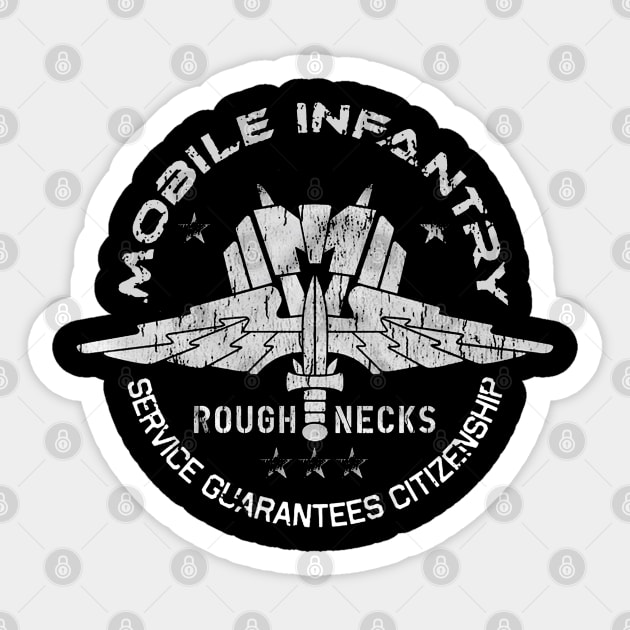 Mobile Infantry Crest Sticker by NandosGhotik
